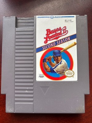 NINTENDO NES - BASES LOADED II: SECOND SEASON - CARTRIDGE - GOOD & TESTED