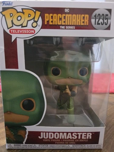 Funko Pop! Vinyl: DC Universe - Judomaster #1235 Back of the box is  faded