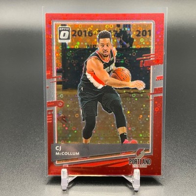 2020 Panini Donruss Optic CJ McCollum Red Fast Break Prizm /85 TTC5034