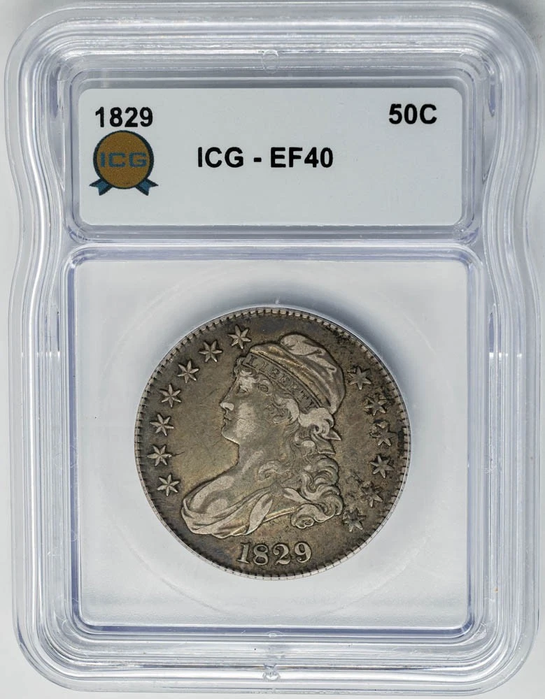 ICG Certified US Early Half Dollar Coins (1794-1839) for sale | eBay