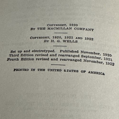 The Outline of History By H.G. Wells 1925 Hard Cover Volume 4 - Picture 7 of 10