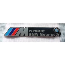 [New] BMW M POWER Emblem Badge Logo Plate Black