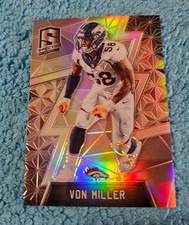 2016 Spectra Von Miller Denver Broncos Holo Prizm 10/99 #50