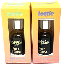  2 Lottie Hot Glaze Bronzing Serum Drops Sealed 0.94 fl oz Each All Skin Tones