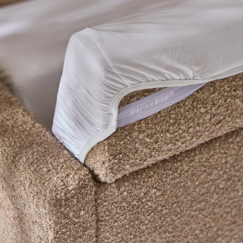 Set lenzuola DreamFit per divano letto in pelle bianco foto 4