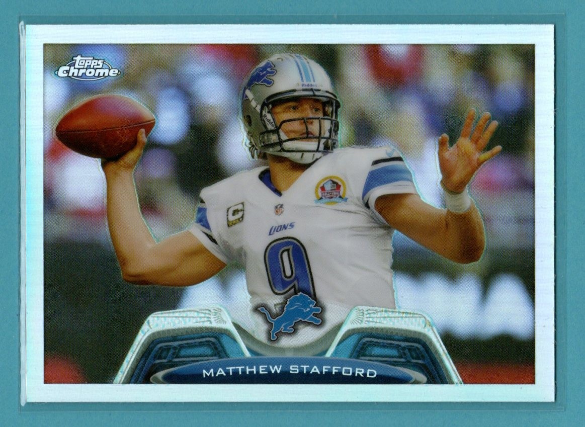 2013 Topps Chrome #140 Matthew Stafford Refractor