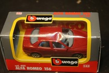 Alfa Romeo 156 Red 1:43 Diecast Bburago 4121 Made in Italy