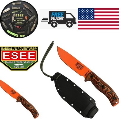 Camping Knife 6.5 Inch Carbon Steel Blade Lightweight for Bushcrafting