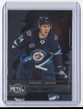 2020-21 Skybox Metal Universe Logan Stanley Rookie Winnipeg Jets #105