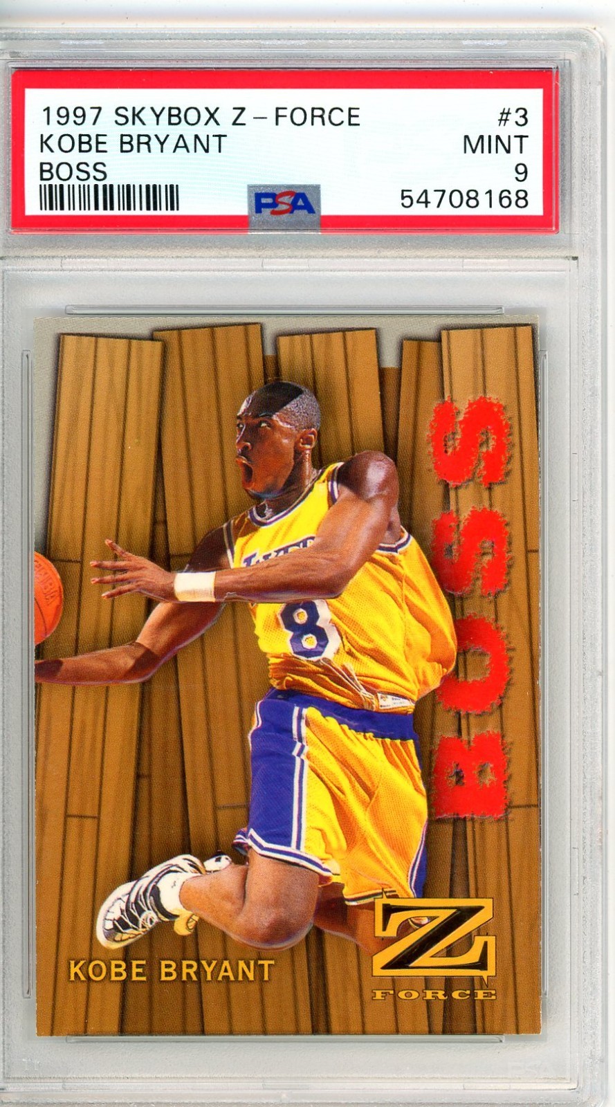 1997 SkyBox Z KOBE BRYANT #3 PSA Grade 9 MINT-Cond "Just Graded INVEST"