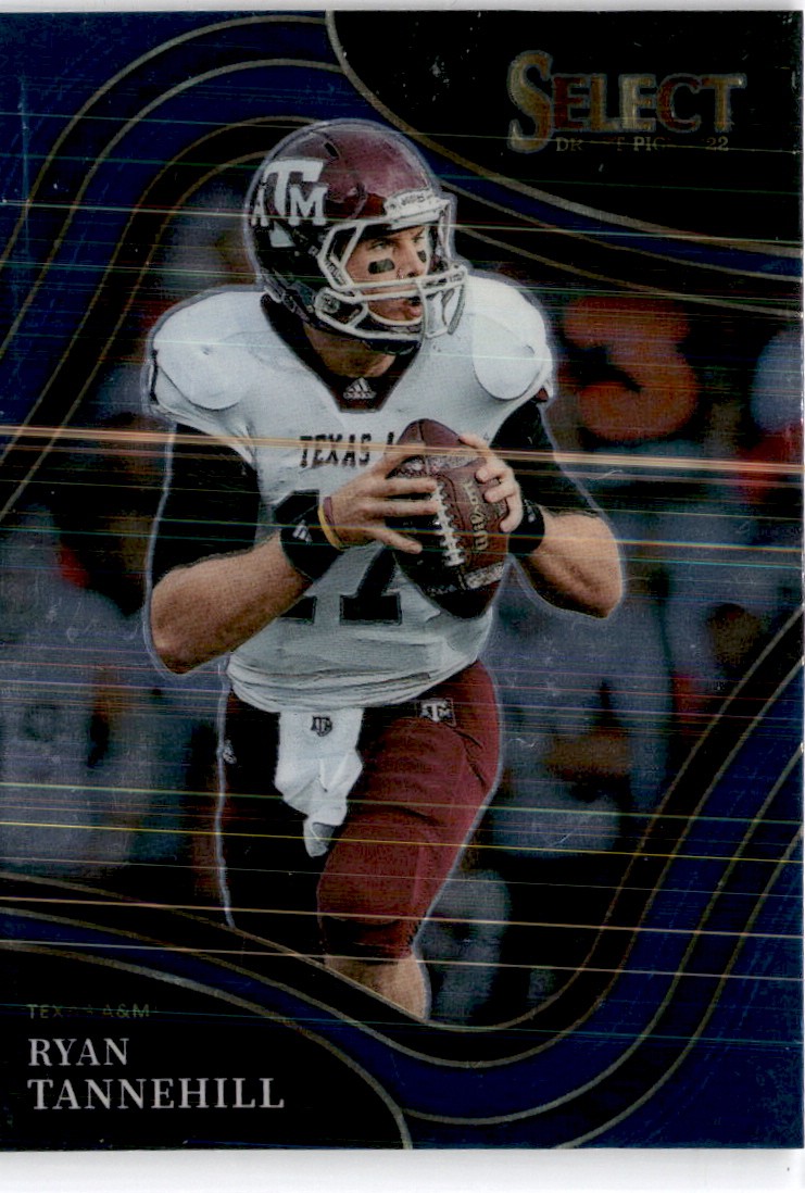 2022 Panini Select Draft Picks #156 Ryan Tannehill Blue (Retail Base)