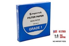 Filter Paper, Qualitative, Grade 1, 125 mm Diameter Pack of 100 Sheets