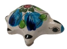 Vintage Tonala Mexico Stoneware Pottery 2" Miniature Turtle Figureine