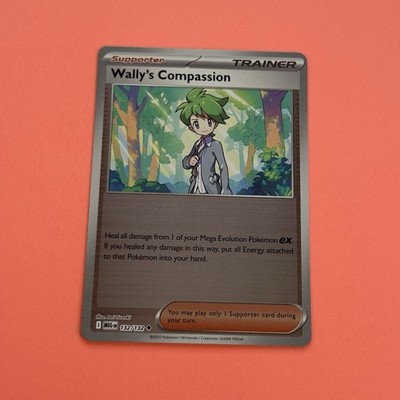 Wally's Compassion 132/132 - Reverse Holo - Pokémon TCG: Mega Evolution - NM