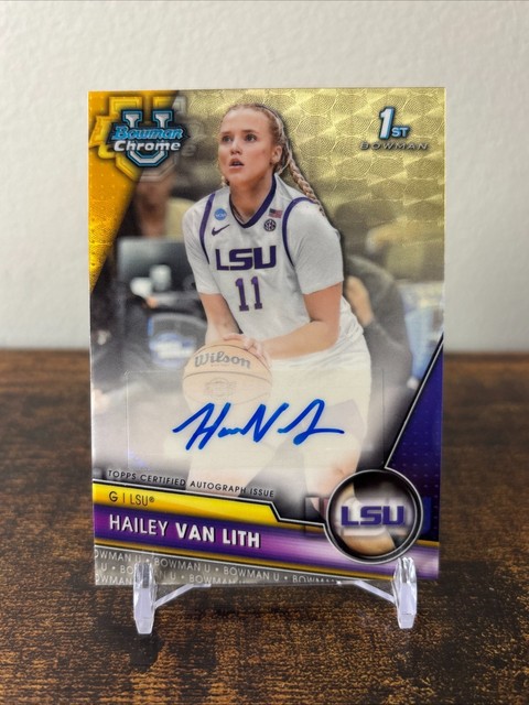2023-24 Bowman U Chrome Hailey Van Lith SUPERFRACTOR Auto 1/1 FIRST BOWMAN