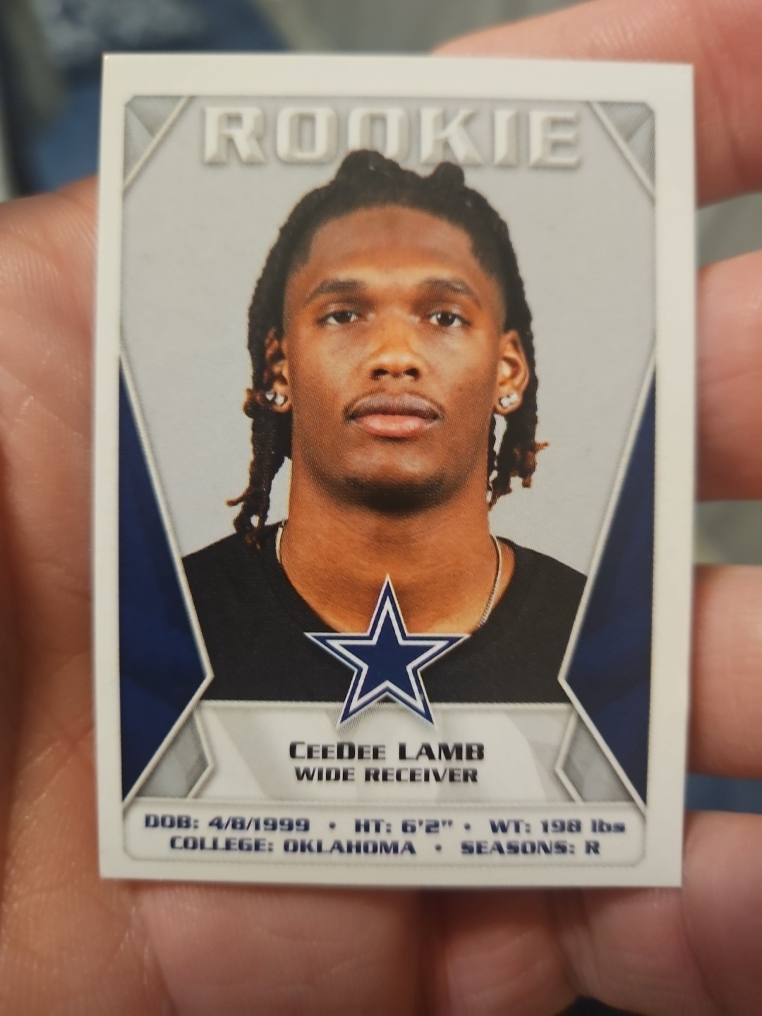 2020 Panini Sticker & Card Collection - #85 CeeDee Lamb NM. Rookie 