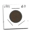 1881 IND HD CENT GD  FULL RIMS BOTH SIDES TERRIBLE SCAN NICE COIN