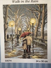 Orchidea Gobelin canvas Only Walk In The Rain 24x30 Cm