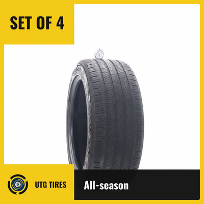 Set of (4) Used 255/45R19 Kumho Majesty 9 Solus TA91 EV TO K-Silent - 6-7/32