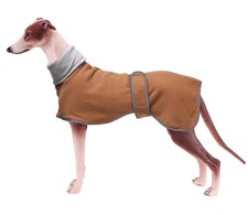 Greyhound Cosy Fleece Jumper,Dog Winter Coat with Warm Fleece Lining,Outdoor ...