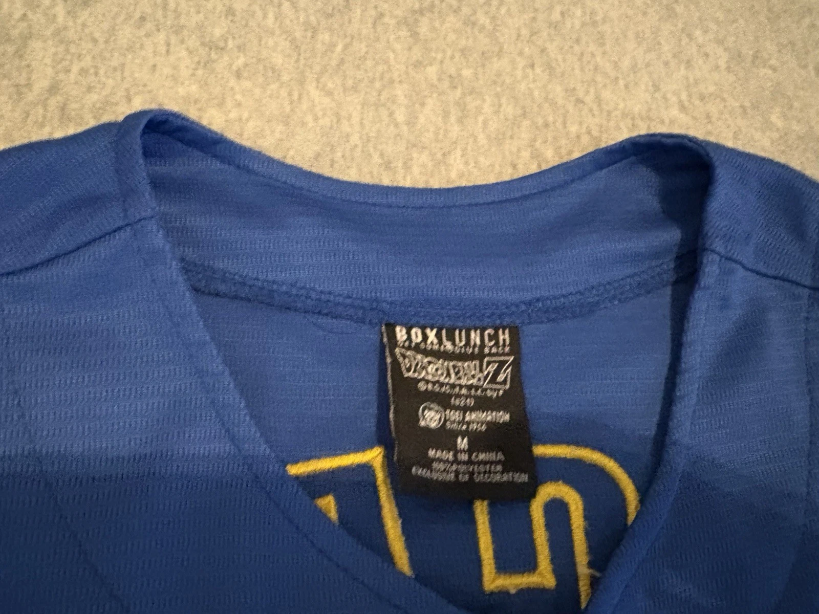 Dragon Ball Z Planet Vegeta Blue Baseball Jersey Shirt