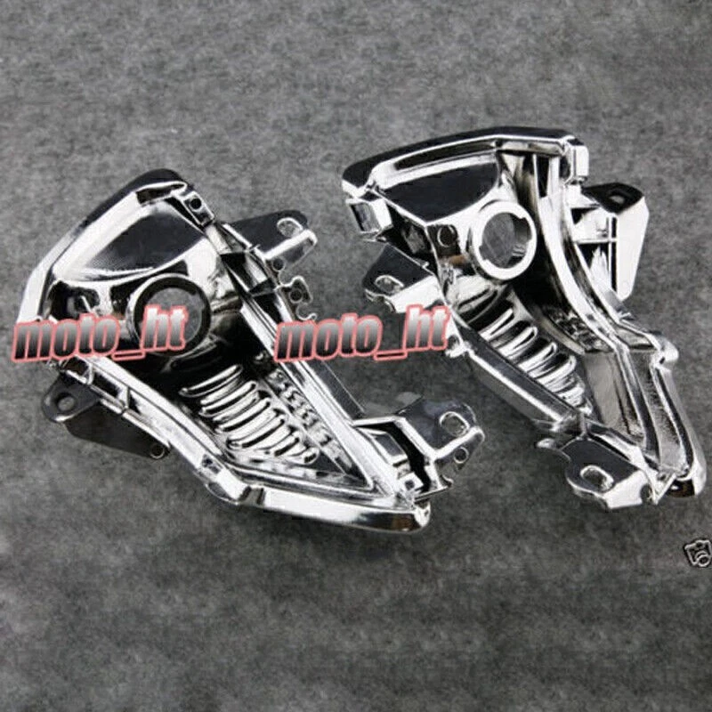 Par de lentes de señal de giro de plástico transparente para Kawasaki Ninja 650R EX650 ER-6N ER650C Foto 3 de 3