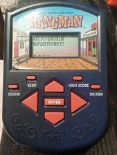 Vintage 1995 Milton Bradley Electronic Hand Held Hangman Game Tested  Works
