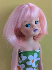 Adorable Vintage Pedigree Sindy Ooak Doll Pink Bobbed Hair With Fringe & Outfit