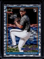 2026 Topps Nolan McLean 1991 RC Crackleboard Foil Rookie #T91-63 Mets
