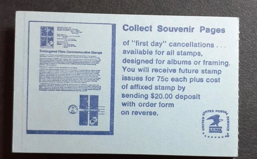 1980 US Stamps Scott# BK 135 Windmills MINT - Image 4 of 4