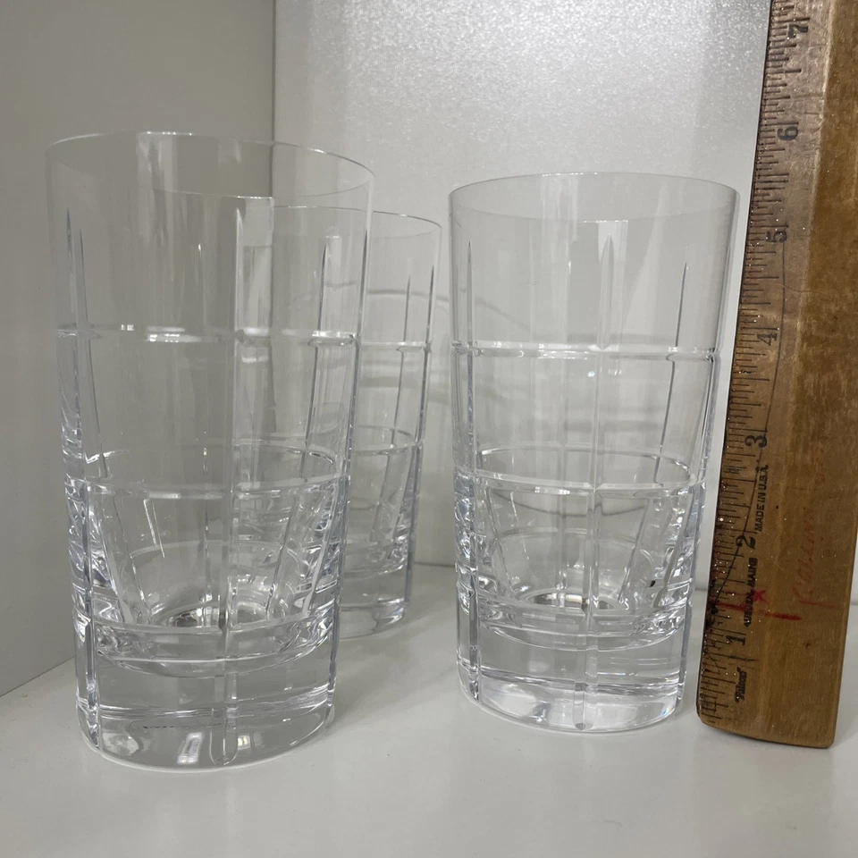 Juego de 3 vasos Vilroy & Boch. Vidrio transparente pesado de 5,5 pulgadas de alto Foto 4 de 4