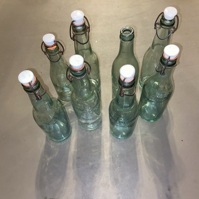 Antique Brewing Company Glass Bottle Lot Of 8 Reserved Lot For