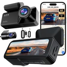 4K+1080P Dual Dashcam 5G WLAN GPS Autokameras für Pkw 24-Stunden-Parküberwachung
