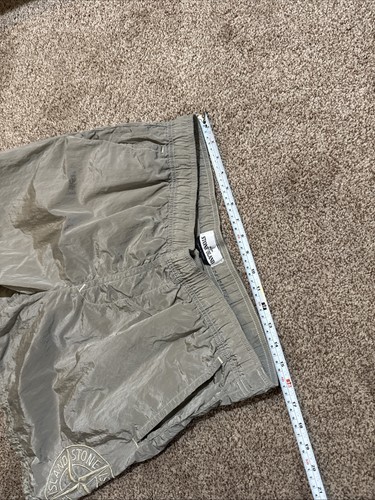 Stone Island Swimwear Gray Metal nylon w/back-zip pocket Shorts Mens Sz L Z1 - Picture 13 of 20