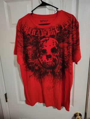 Friday the 13th Men's Affliction Southpole Y2k Graphic T-Shirt