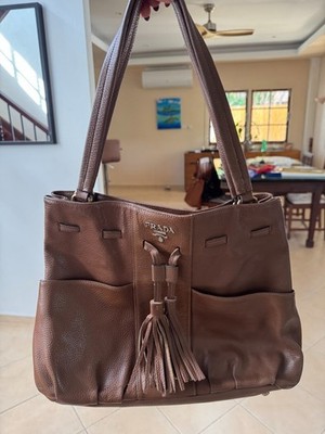 Prada Vitello Daino Tote Bag