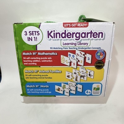 The Learning Journey Kindergarten Library 3 Sets: Mathematics, Animals, Words