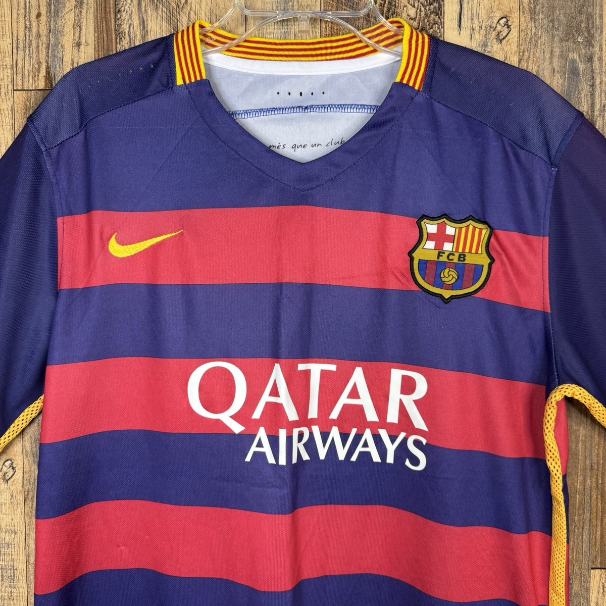 FC Barcelona 2015-16 Home Football Soccer Jersey Nike Men's M | eBay