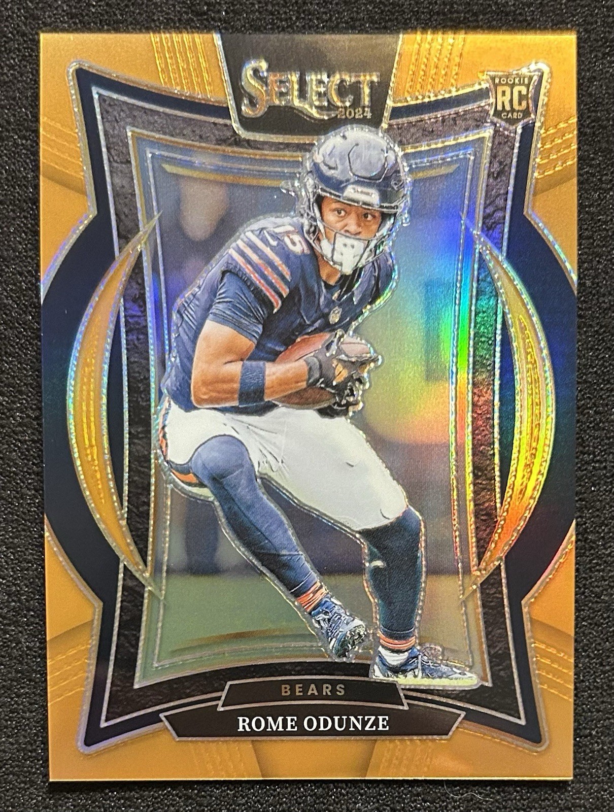 2024 Panini Select ROME ODUNZE Concourse #3 Orange Prizm /49 Bears COLOR MATCH