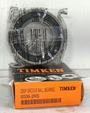 1 NEW TIMKEN 6006-2RS 30X55X13mm RADIAL DEEP GROOVE BALL BEARING NIB MAKE OFFER
