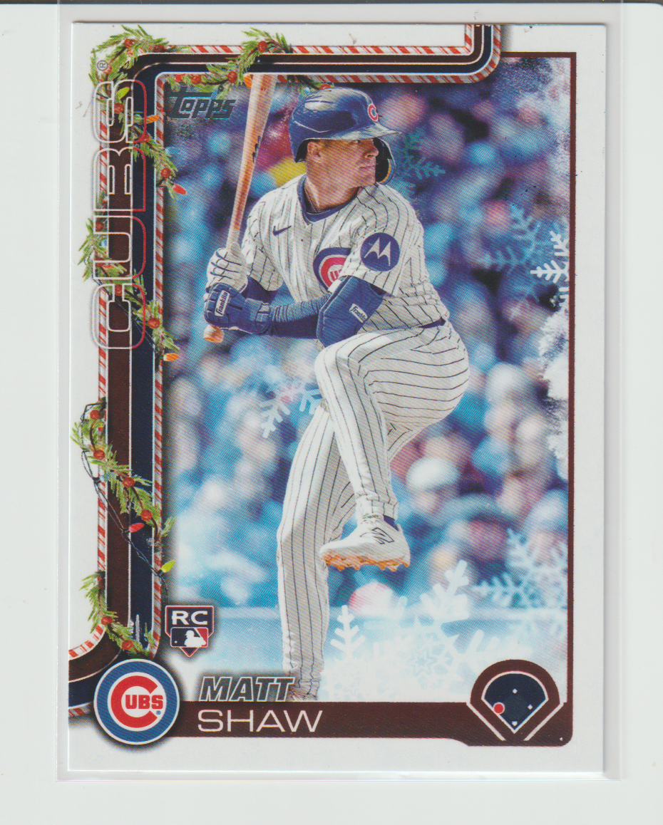 2025 Topps Holiday Matt Shaw Rookie Card # H173 | eBay