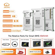 JK BMS 4S-8S 12V-24V 40A-300A Li-ion LiFePo4 BMS in Active Balance BT/RS485 lot