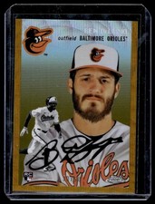 2023 Topps Chrome Platinum Anniversary Gold Wave Ben DeLuzio Rookie Baltimore