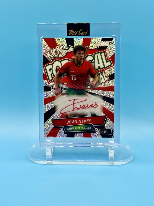 2026 Wild Card Road To Glory Comix Soccer - Joao Neves 1/1 Auto