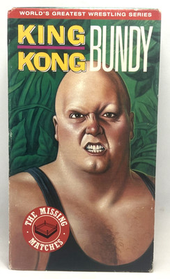 Vintage King Kong Bundy VHS Tape World's Greatest Wrestling Series Pro Wrestling