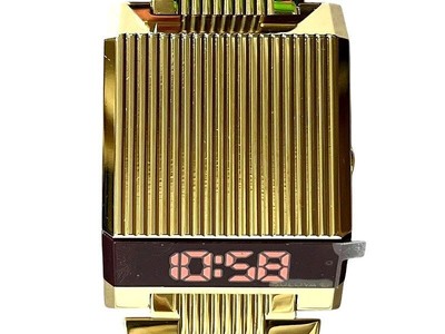 Storage Bulova 97C110 Archive Series 1976 Reprint Model Computron Red LED Digi