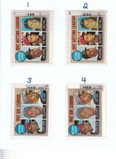 1968 TOPPS  BASEBALL CARDS  #1-144 EX TO MINT YOUR CHOICE