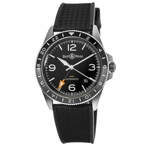 New Bell \u0026 Ross BR V2-93 GMT Black Dial 