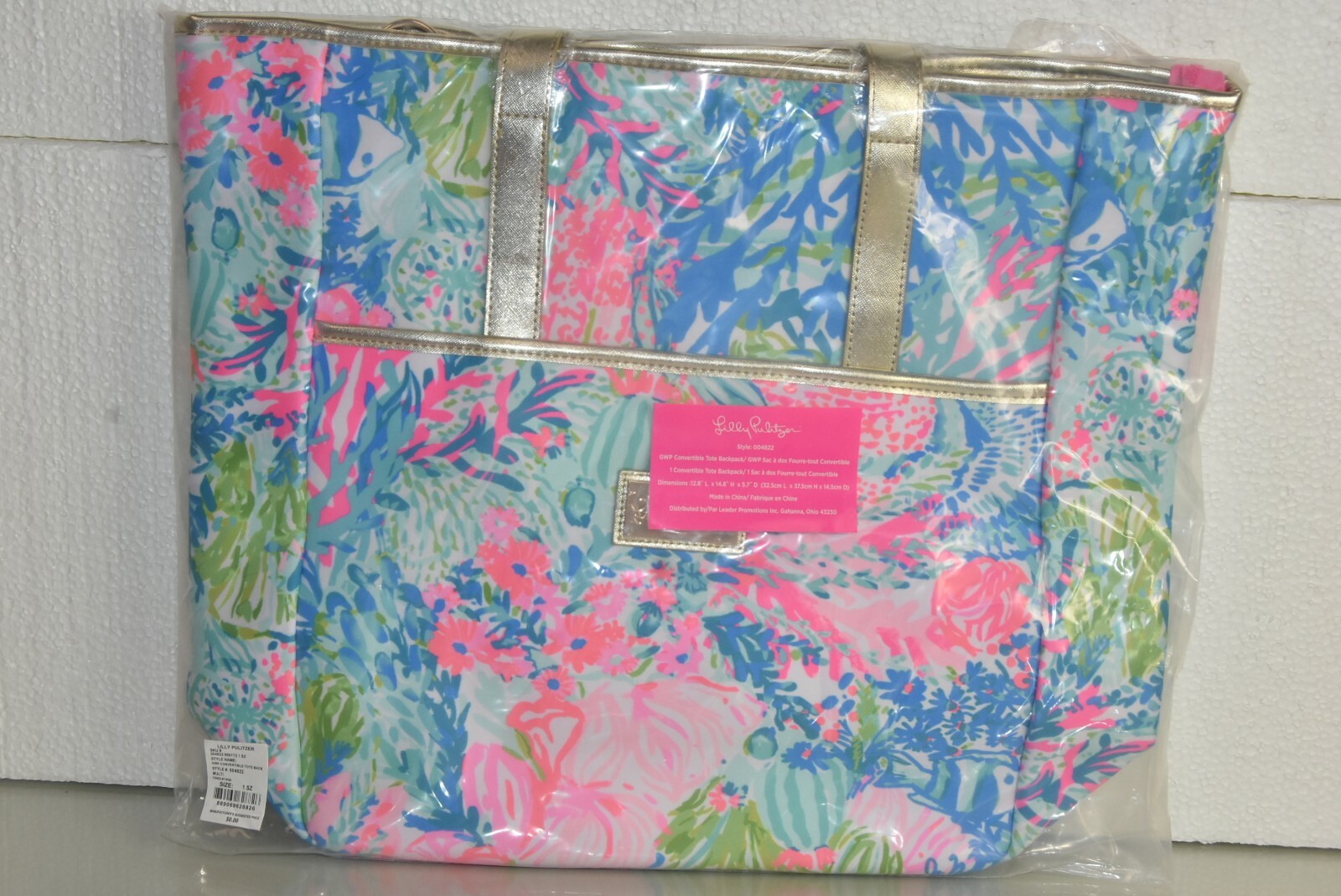 Lilly Pulitzer Drawstring Beach Backpack in \