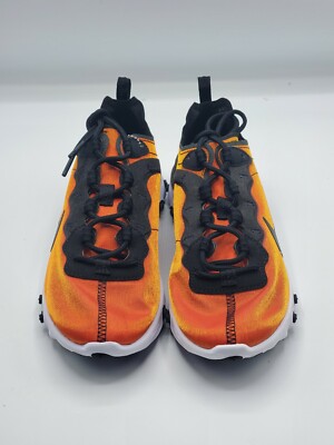 Nike React Element 55 PRM SZ 5 Black Orange Metallic Sunrise 
